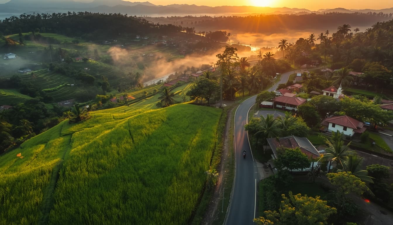 Pemandangan Desa Kebon Gede